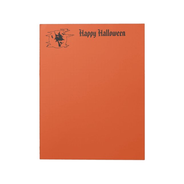 Bloco De Notas Notepad Halloween (Invertido)