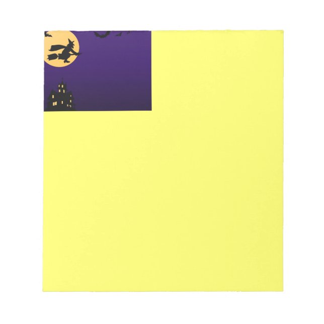 Bloco De Notas Notepad Halloween (Frente)