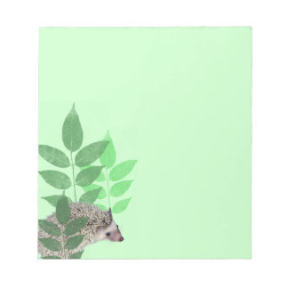 Bloco De Notas Notepad Hedgehog Garden