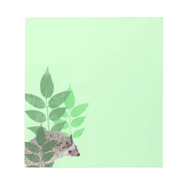 Bloco De Notas Notepad Hedgehog Garden (Frente)