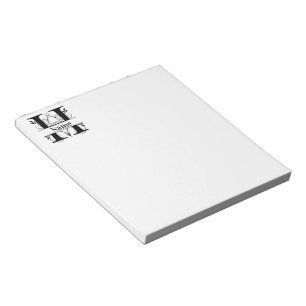 Bloco De Notas Notepad inicial do Papel de carta monograma H