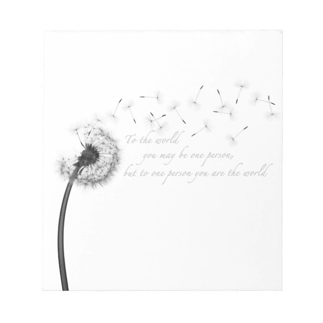 Bloco De Notas Notepad Inspiron Dandelion (Frente)