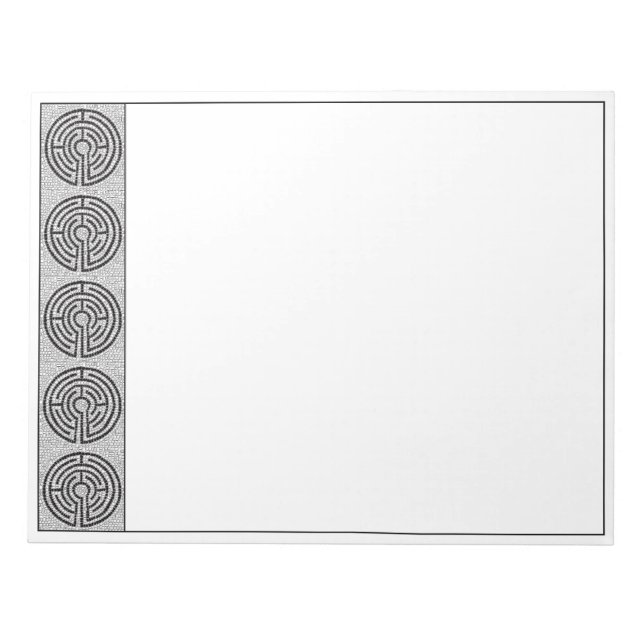 Bloco De Notas Notepad LABYRINTH VII 11x8.5 (Frente)