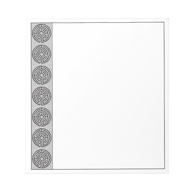 Bloco De Notas Notepad LABYRINTH VII 5,5x6 (Frente)