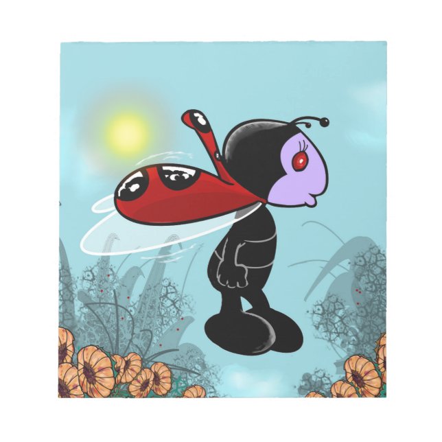 Bloco De Notas Notepad Ladybug do Mizz (Frente)