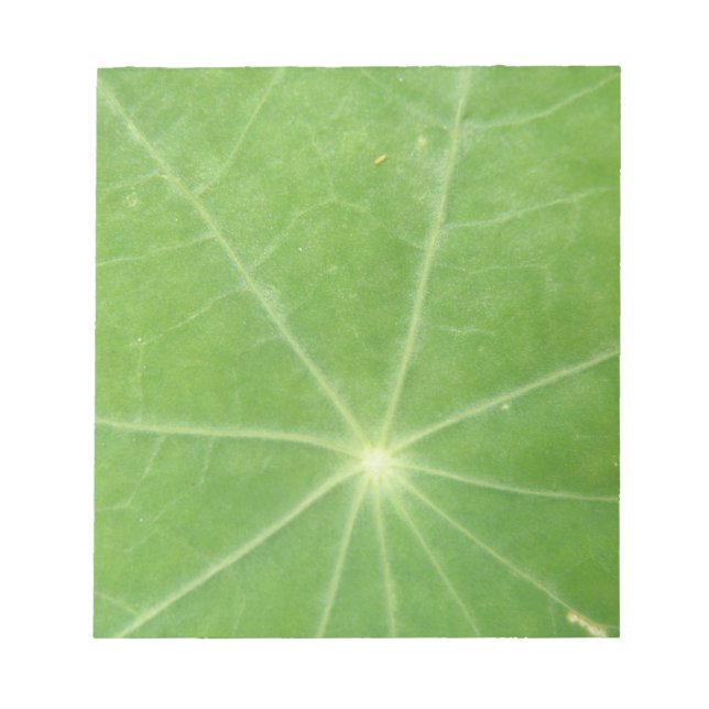 Bloco De Notas Notepad Leaf Nasturtium (Frente)