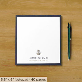 Bloco De Notas Notepad Legal Elegante