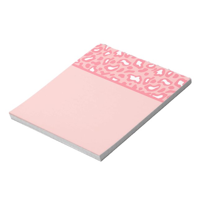 Bloco De Notas Notepad-leopardo rosa bonito (Invertido)