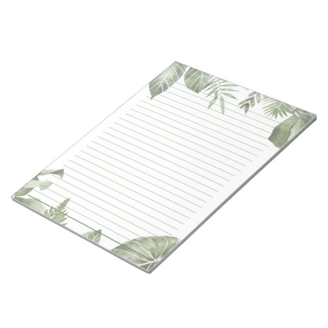 Bloco De Notas Notepad Lined 8.5 x 11 para Escrevendo Carta (Inclinado)