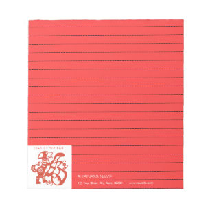 Bloco De Notas Notepad Lined da empresa de corte chinês de cães