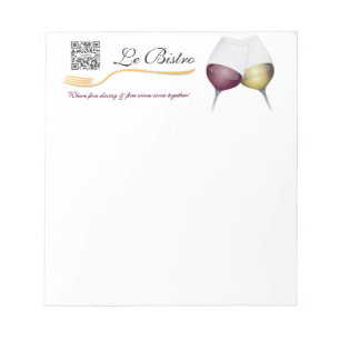Bloco De Notas Notepad Modelo Fine French Cuisine