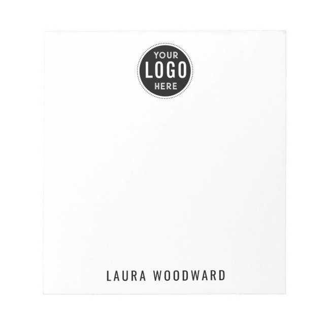 Bloco De Notas Notepad moderno minimalista simples (Frente)