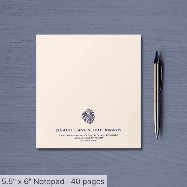Bloco De Notas Notepad Monstera Leaf (Criador carregado)