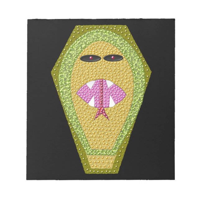 Bloco De Notas Notepad mortal egípcio Cobra (Frente)