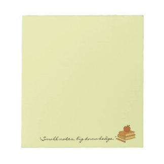 Bloco De Notas Notepad Motivacional - Pequenas Notas Grande Conhe