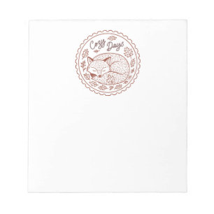 Bloco De Notas Notepad Natureza de outono