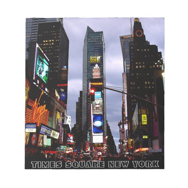 Bloco De Notas Notepad NY Time Square de Nova York (Frente)