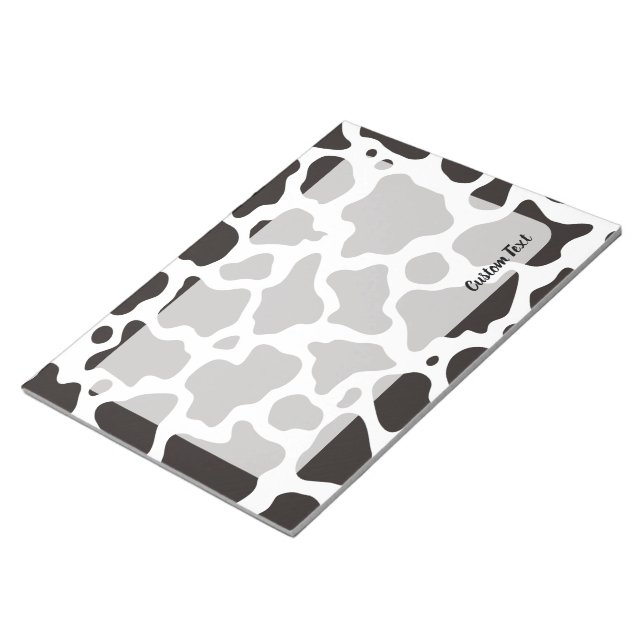 Bloco De Notas Notepad Padrão de Vaca (Inclinado)