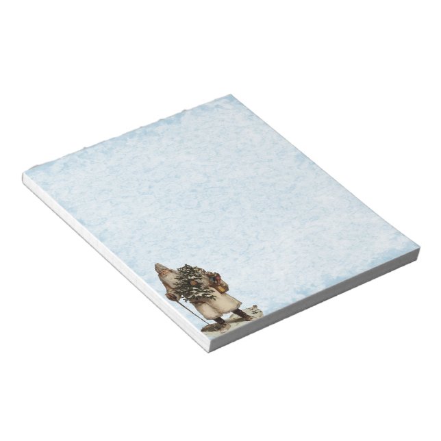 Bloco De Notas Notepad Pai Natal Vintage (Inclinado)
