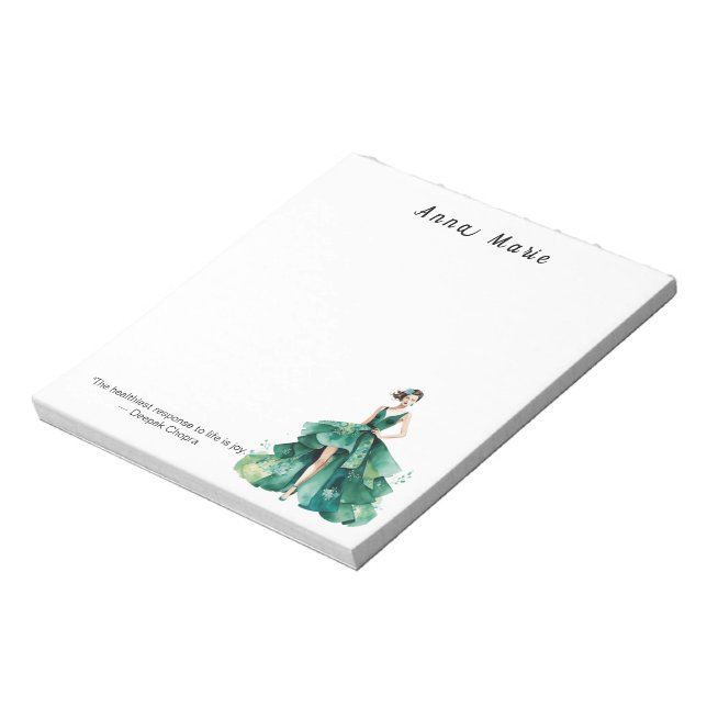 Bloco De Notas Notepad Personalizado (Invertido)