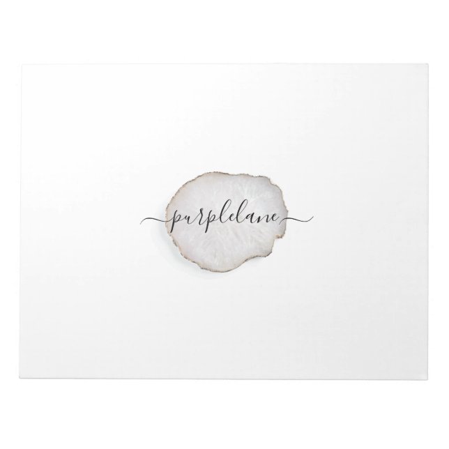 Bloco De Notas Notepad Personalizado Agate (Frente)