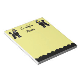 Bloco De Notas Notepad personalizado amarelo de 5,5" x 6"