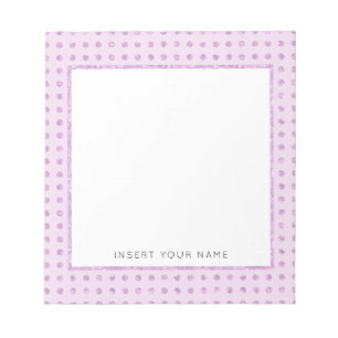 Bloco De Notas Notepad personalizado, cor-de-rosa, 5,5" x 6"