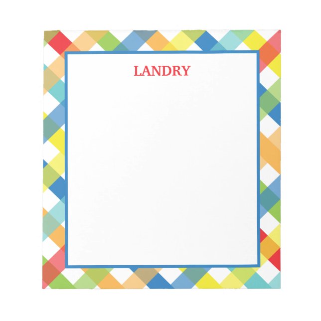 Bloco De Notas Notepad Personalizado de Crises Primárias (Frente)