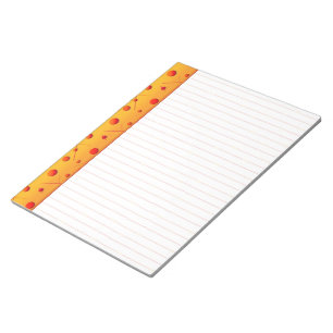 Bloco De Notas Notepad Personalizado de Linhas e Pontos Laranja V