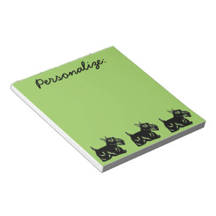Bloco De Notas Notepad Personalizado De Terrenos De Cães Sagrado