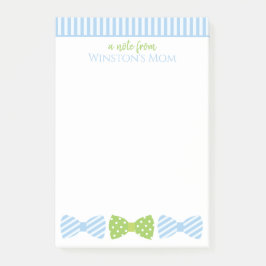 Bloco De Notas Notepad Personalizado de Tie de Arco do Seersucker