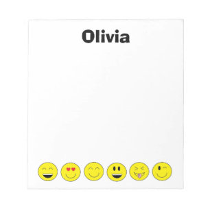 Bloco De Notas Notepad Personalizado Emojis