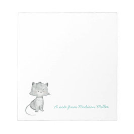 Bloco De Notas Notepad Personalizado Kitten