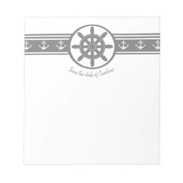 Bloco De Notas Notepad Personalizado por Roda de cinza