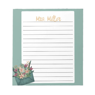 Bloco De Notas Notepad personalizável: perfeito para notas e pres