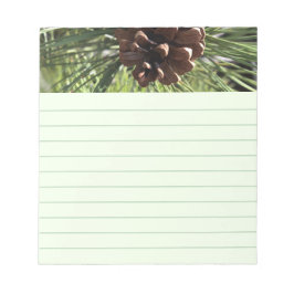 Bloco De Notas Notepad Pine Cone LIned
