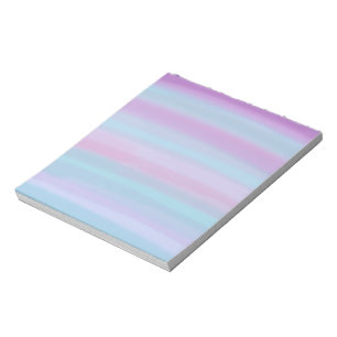 Bloco De Notas Notepad pintado moderno de cores azul e roxa