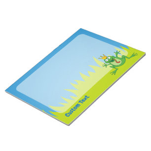 Bloco De Notas Notepad Príncipe Sapo