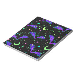 Bloco De Notas Notepad - "Purple Bats"