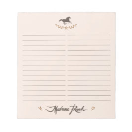 Bloco De Notas Notepad Rancho Madrone 2
