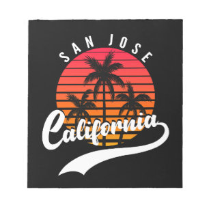 Bloco De Notas Notepad Retro Sunset San Jose