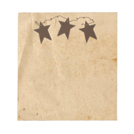 Bloco De Notas Notepad Rusty Stars