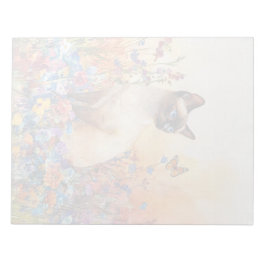 Bloco De Notas Notepad Siamese Cat 1 - 11" x 8,5"