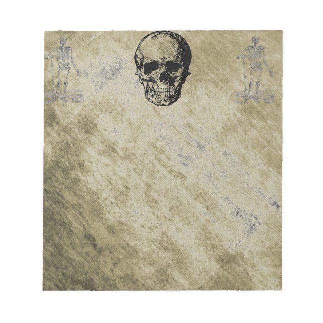 Bloco De Notas Notepad Skull (Frente)