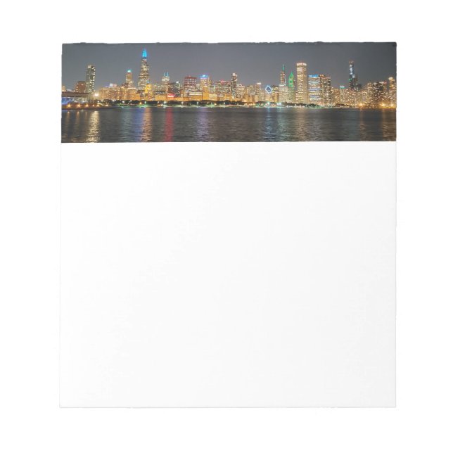 Bloco De Notas Notepad Skyline Chicago (Frente)