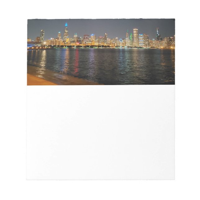 Bloco De Notas Notepad Skyline Chicago (Frente)