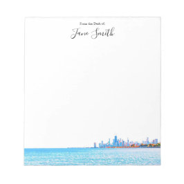Bloco De Notas Notepad Skyline Personalizado em Chicago
