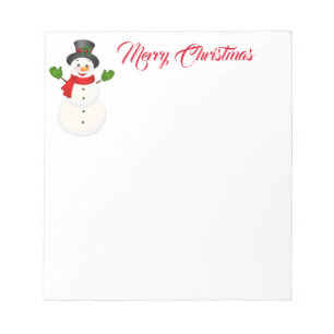Bloco De Notas Notepad-Snowman