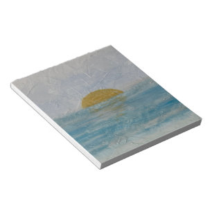 Bloco De Notas Notepad Solarny Ocean Watercolor