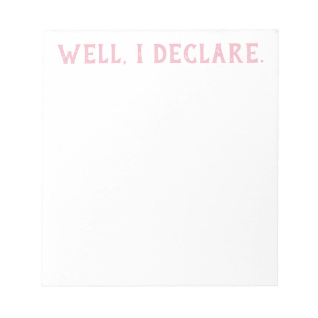 Bloco De Notas Notepad - Southern Sayings (WID) (Frente)